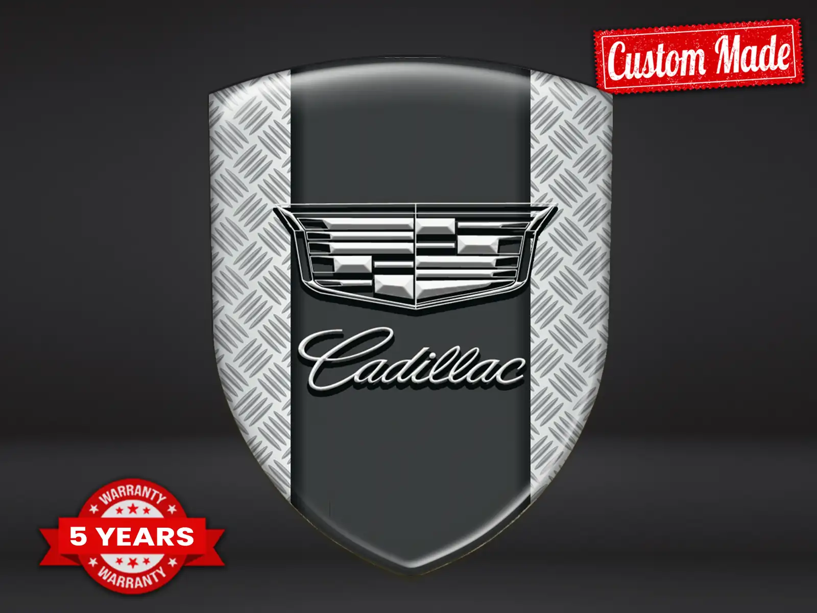 Cadillac Silikon Abzeichen Logo Limited Domes Sticker SUV ST